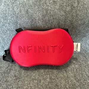 Nfinity Evolution Y1 Red Hard Shell Cheer Shoe Case Travel Carrier Zip Bag